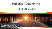 Animated Global Digital 121B Widescreen PPT PowerPoint Animated Template Background