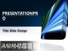 Download animated glowing tech blue Animated PowerPoint Template and other software plugins for Microsoft PowerPoint