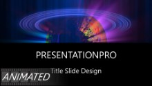 Animated Widescreen Global 0003 PPT PowerPoint Animated Template Background