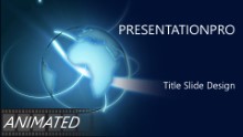 Animated Widescreen Global 0022 PPT PowerPoint Animated Template Background