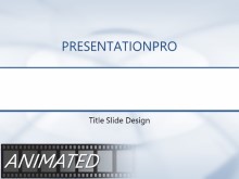 Animated Rings Blue PPT PowerPoint Animated Template Background