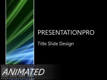 Animated Flowing Abstract Beams PPT PowerPoint Animated Template Background