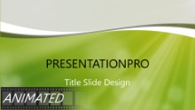 Green Dust Light Widescreen PPT PowerPoint Animated Template Background