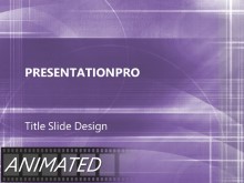 Animated Paths Purple PPT PowerPoint Animated Template Background