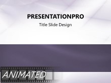 Animated Waveform Flow Purple PPT PowerPoint Animated Template Background