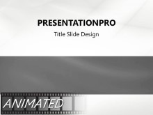 Animated Waveform Flow Silver PPT PowerPoint Animated Template Background
