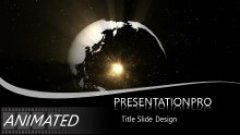 Global 0941 Widescreen PPT PowerPoint Animated Template Background