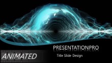 Global wave lengths Widescreen PPT PowerPoint Animated Template Background