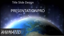 Top Of World Widescreen PPT PowerPoint Animated Template Background