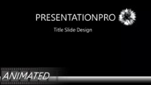 Keynote Effect - Fireworks Black PPT PowerPoint Animated Template Background