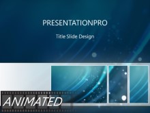 Animated Climbing Emissions Tribox Light PPT PowerPoint Animated Template Background