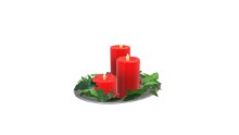 Christmas Candles 3D Model