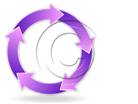 Download arrowcycle c 5purple PowerPoint Graphic and other software plugins for Microsoft PowerPoint