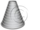 Download cone up 10gray PowerPoint Graphic and other software plugins for Microsoft PowerPoint