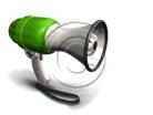 Download megaphone green PowerPoint Graphic and other software plugins for Microsoft PowerPoint