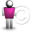 Download 3d man pink PowerPoint Graphic and other software plugins for Microsoft PowerPoint