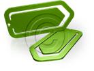 Download hugepaperclips green PowerPoint Graphic and other software plugins for Microsoft PowerPoint