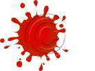 Paint Splatter Red PPT PowerPoint picture photo