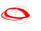 Paint Stroke Circle Red B PPT PowerPoint picture photo