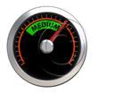 Download speedometer medium PowerPoint Graphic and other software plugins for Microsoft PowerPoint