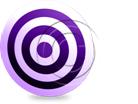 Download target 02 purple PowerPoint Graphic and other software plugins for Microsoft PowerPoint