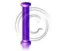 Download hightech column purple PowerPoint Graphic and other software plugins for Microsoft PowerPoint