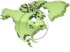 Download map north america green PowerPoint Graphic and other software plugins for Microsoft PowerPoint
