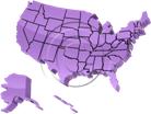 Download map usa borders purple PowerPoint Graphic and other software plugins for Microsoft PowerPoint