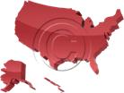 Download map usa red PowerPoint Graphic and other software plugins for Microsoft PowerPoint