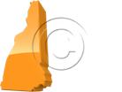 Download map vermont orange PowerPoint Graphic and other software plugins for Microsoft PowerPoint