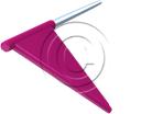 Download flag pin pink 02 PowerPoint Graphic and other software plugins for Microsoft PowerPoint