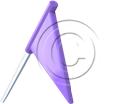 Download flag pin purple 04 PowerPoint Graphic and other software plugins for Microsoft PowerPoint