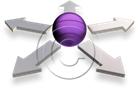 Download 3dspherearrow05 purple PowerPoint Graphic and other software plugins for Microsoft PowerPoint