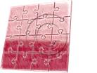 Puzzle 16 Red Sketch PPT PowerPoint picture photo