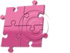 Download puzzle 4 pink PowerPoint Graphic and other software plugins for Microsoft PowerPoint