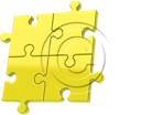 Download puzzle 4 yellow PowerPoint Graphic and other software plugins for Microsoft PowerPoint