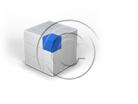 Download puzzle cube 2 blue PowerPoint Graphic and other software plugins for Microsoft PowerPoint