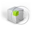 Download puzzle cube 2 green PowerPoint Graphic and other software plugins for Microsoft PowerPoint