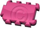Download puzzle link 1 pink PowerPoint Graphic and other software plugins for Microsoft PowerPoint