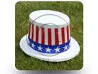 Flag Hat 01 Square PPT PowerPoint Image Picture