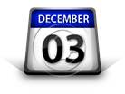 Calendar December 03 PPT PowerPoint Image Picture