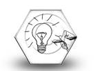 Drawn Idea HEX Sketch PPT PowerPoint Image Picture