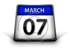 Calendar March 07 PPT PowerPoint Image Picture