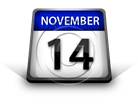 Calendar November 14 PPT PowerPoint Image Picture