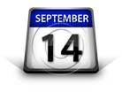 Calendar September 14 PPT PowerPoint Image Picture