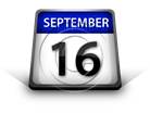 Calendar September 16 PPT PowerPoint Image Picture