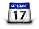 Calendar September 17 PPT PowerPoint Image Picture