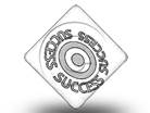 Success On Target DIA Sketch PPT PowerPoint Image Picture