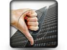 thumbs down building2 PPT PowerPoint Image Picture