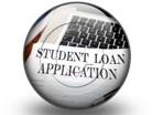 Student Load Application Circle PPT PowerPoint Image Picture